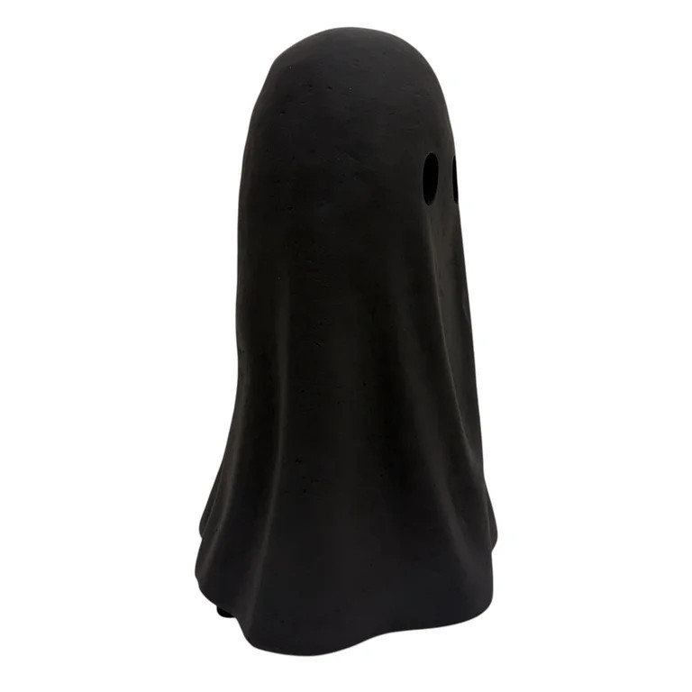 Paper Mache Ghost Decoration, Black, 11", Halloween by Way To Celebrate | Walmart (US)