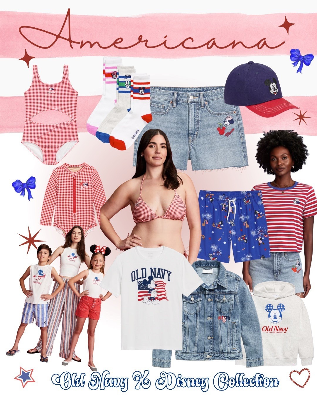 Old Navy collabs with Disney bringing you all your Fourth of July family outfits! Check out matching family styles for the entire family!

#LTKSeasonal #LTKSummerEdit #LTKFamily