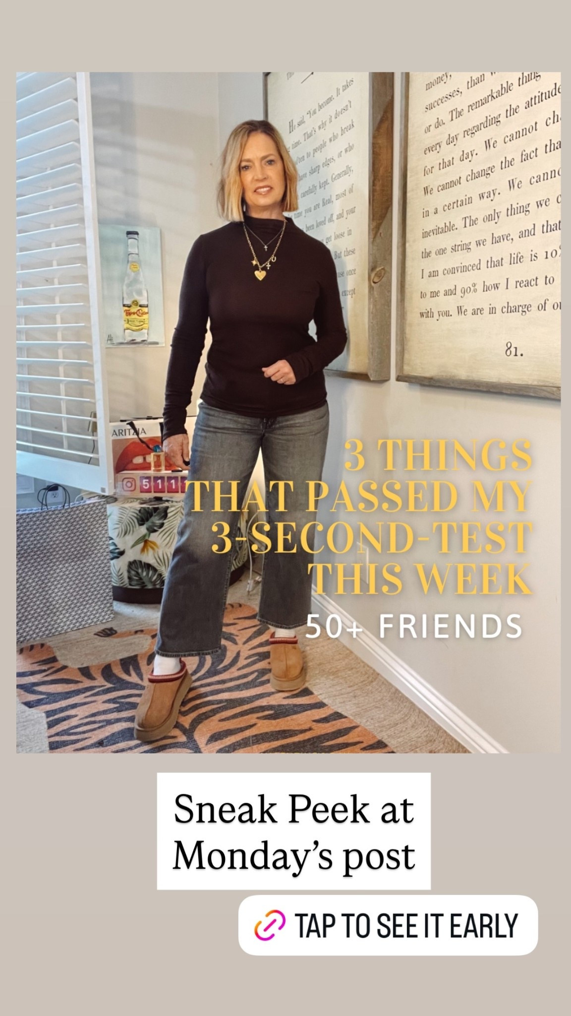 Sneak Peek at
Monday’s post