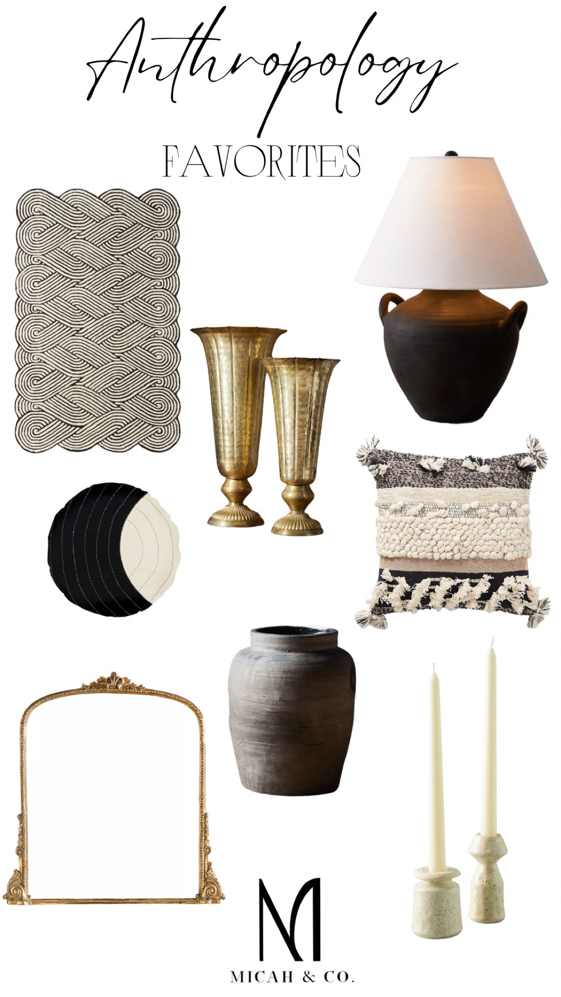 Shop some of our Anthropology favorites!🖤 
@micahabbanantodesigns 
#timelesswithanedge
#micahandco

#LTKGiftGuide #LTKhome #LTKFind