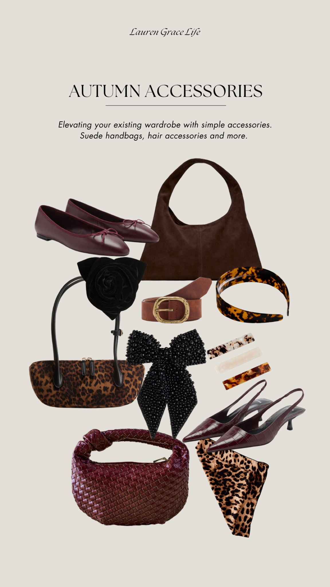 Elevate your everyday wardrobe with staple accessories. Handbags, shoes, belts and hair bows. 

#LTKautumn #LTKshoes #LTKpartywear