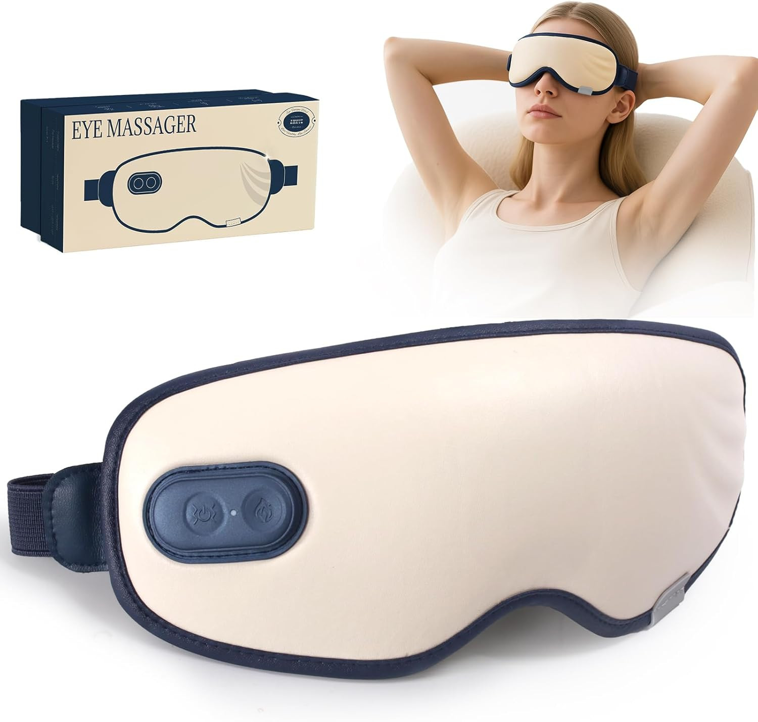 Eye Massager with Heat, Birthday Christmas Gifts for Women Men Her Him, Heated Eye Mask for Dry E... | Amazon (US)