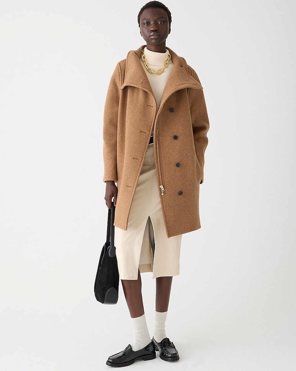 Villa coat in Italian stadium-cloth | J.Crew US