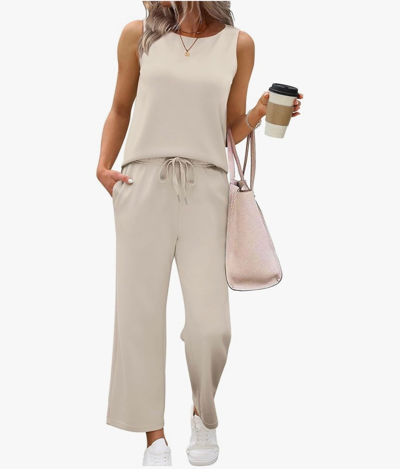 Two Piece Sets for Women Summer Outfits Beach Vacation Clothes Wide Leg Crop Pants

#LTKTravel #LTKFindsUnder100 #LTKPetite