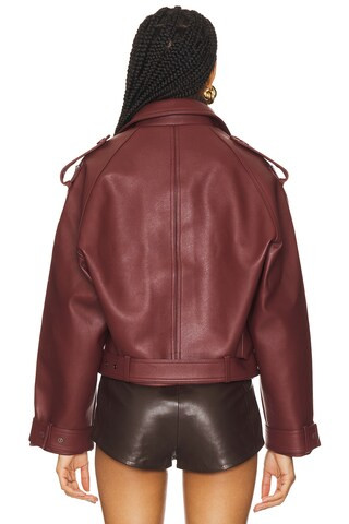 Nakedvice The Madden Jacket in Burgundy from Revolve.com | Revolve Clothing (Global)