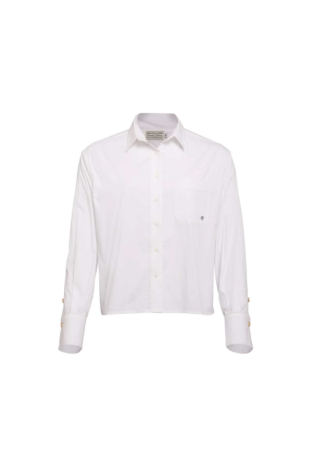 Eleanor Shirt (White) | Holland Cooper