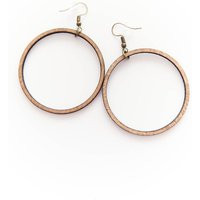 Wood Hoop Earrings, 2 Inch Hoops, Joanna Super Lightweight Minimalist Hypoallergenic | Etsy (US)