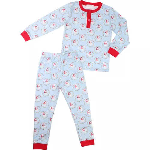 Girls Birthday Print Knit Pajamas - Cecil and Lou