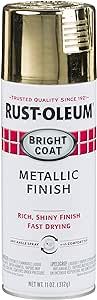 Rust-Oleum 7710830 Stops Rust Bright Coat Metallic Spray Paint, 11 Ounce (Pack of 1) | Amazon (US)