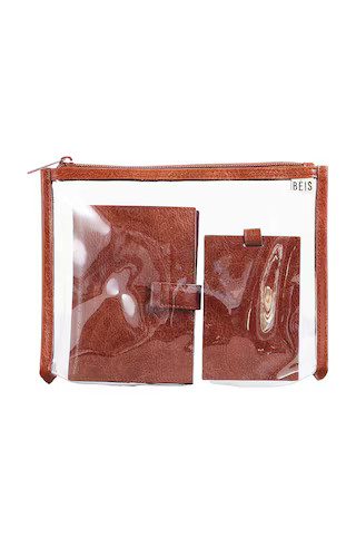 BEIS The Passport & Luggage Tag Set in Maple from Revolve.com | Revolve Clothing (Global)