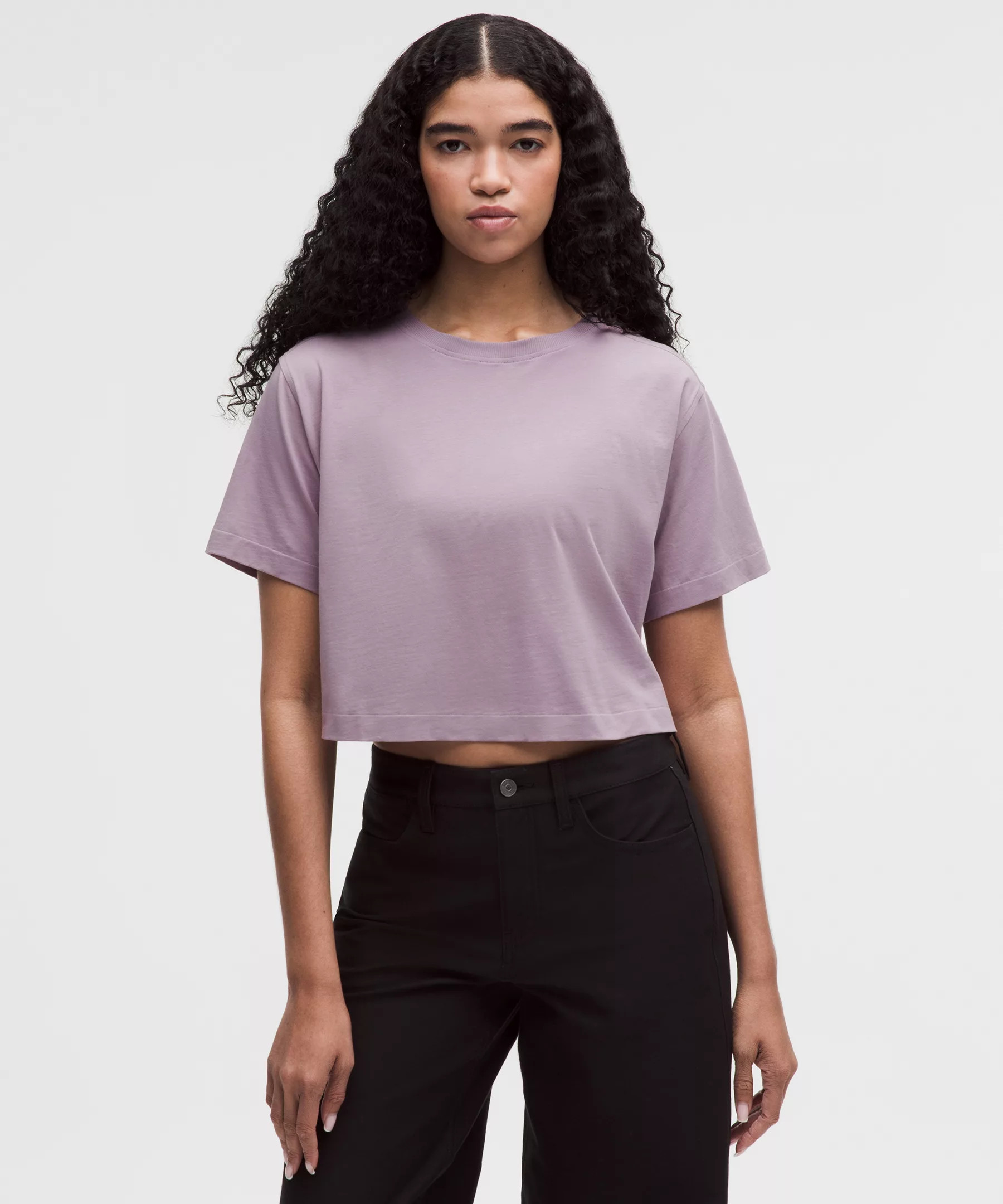 All Yours Organic Cotton Cropped T-Shirt | Lululemon (US)