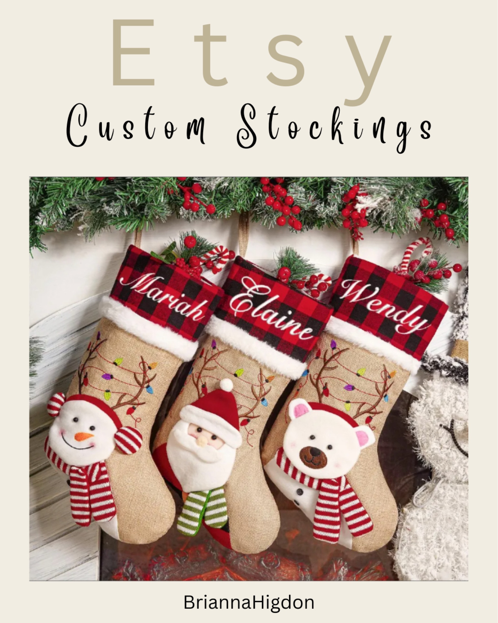 Check out these great custom Christmas stockings on Etsy

Christmas decor, Christmas stocking, Christmas decorations, custom stocking, Christmas stockings with name

#christmas #holiday #christmasdecor #christmasstocking 

#LTKgiftguide #LTKkids #LTKfamily