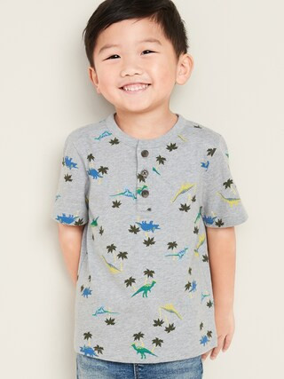 Printed Jersey Henley for Toddler Boys | Old Navy (US)