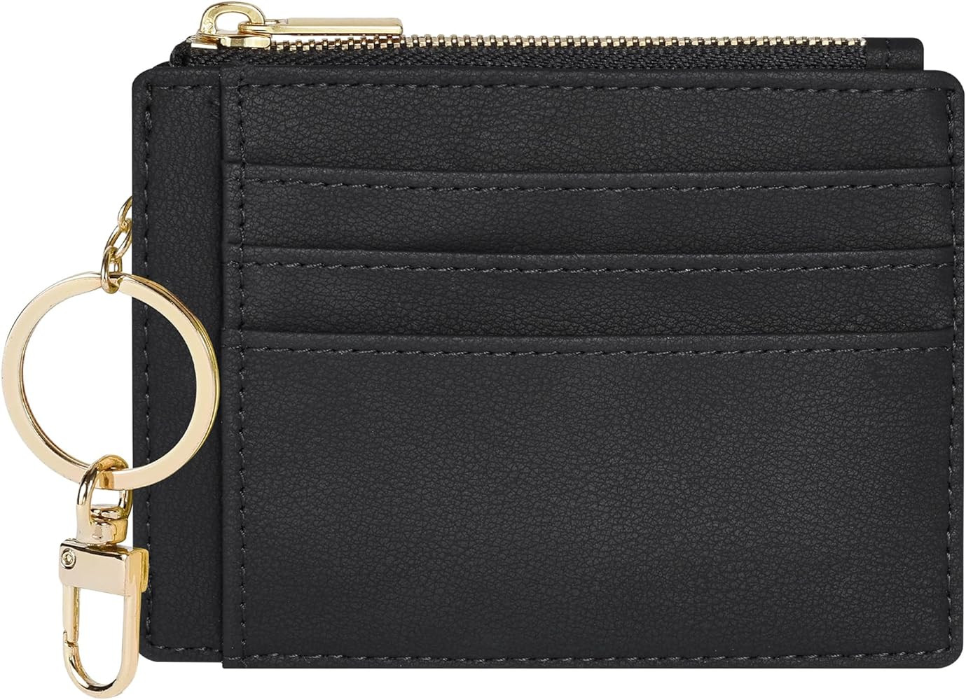 Sodsay Card Case Slim Front Pocket Wallet for Women Credit Card Holder with Keychain | Amazon (US)
