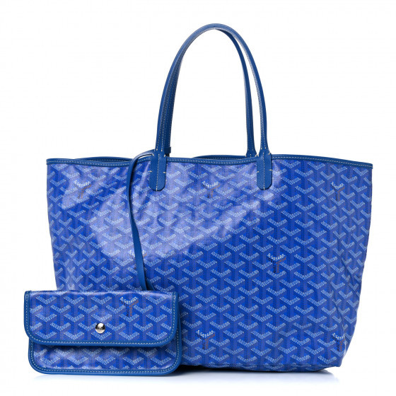 GOYARD Goyardine Saint Louis PM Sky Blue | FASHIONPHILE | Fashionphile