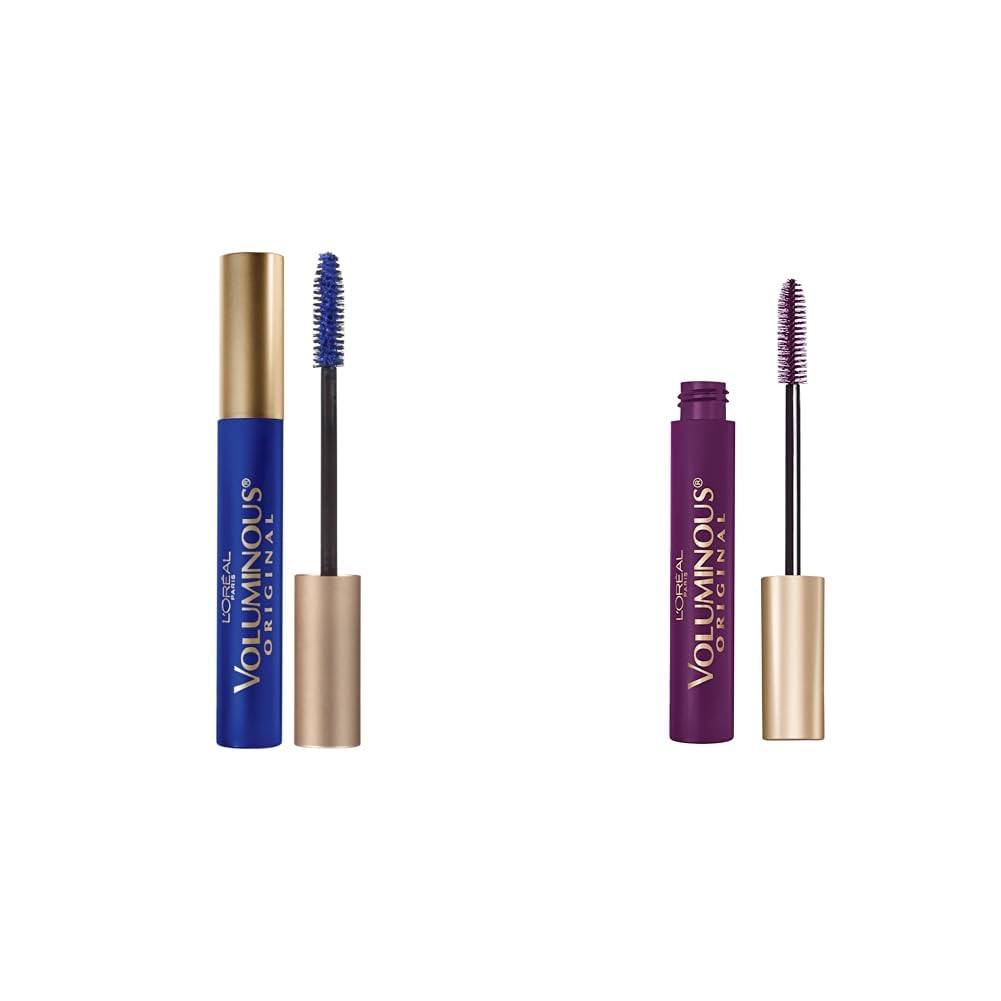 Amazon.com : L’Oréal Paris Makeup Voluminous Original Mascara, Cobalt Blue, 0.26 Fl Oz & Makeu... | Amazon (US)