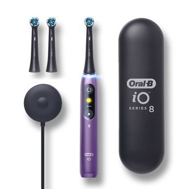 Oral-B iO Series 8 Electric Toothbrush, Violet Ametrine | Oral B