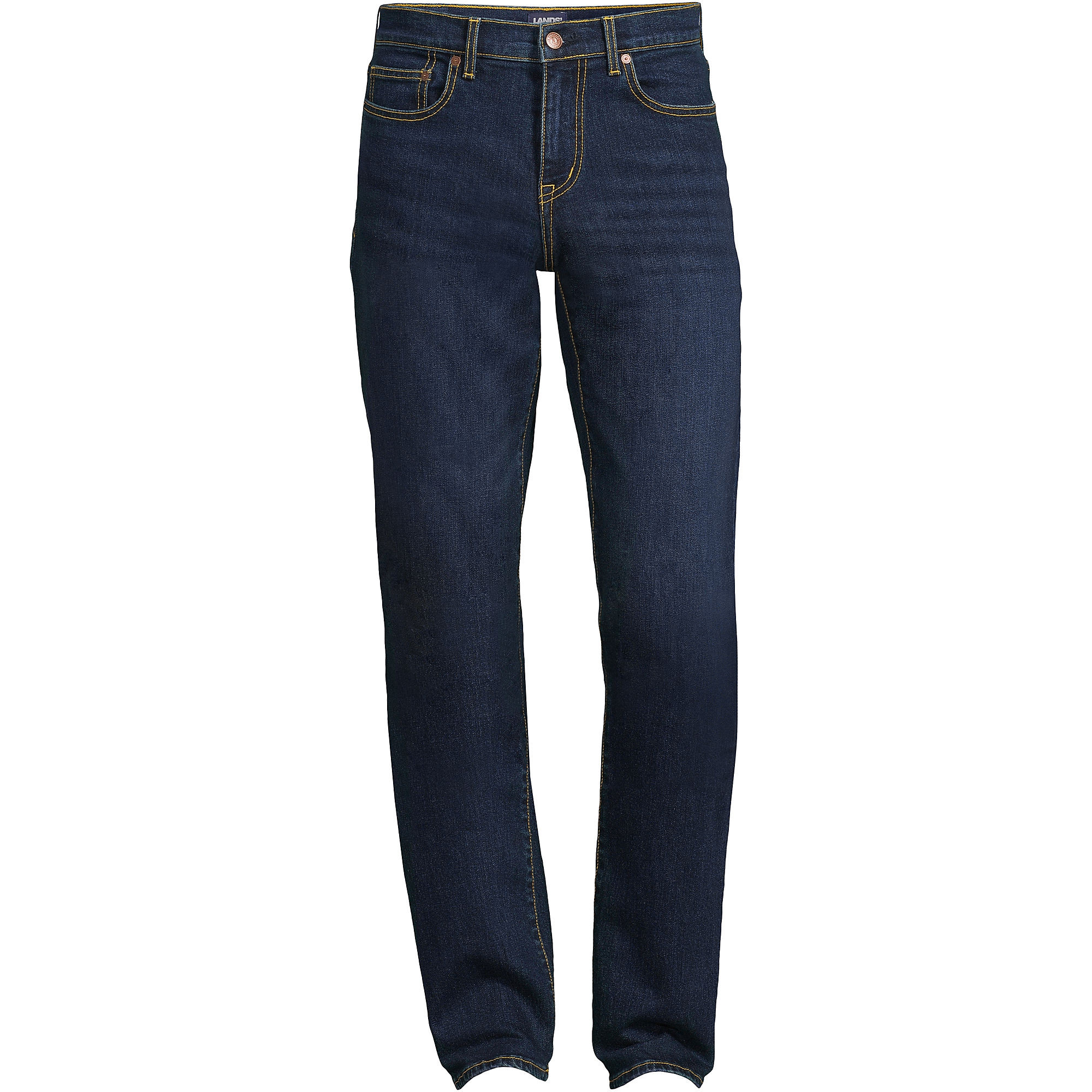 Men's Recover 5 Pocket Traditional Fit Comfort Waist Denim Jeans | Lands' End (US)