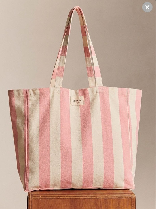 Sézane Striped Cherry Tote Bag NWT | Poshmark