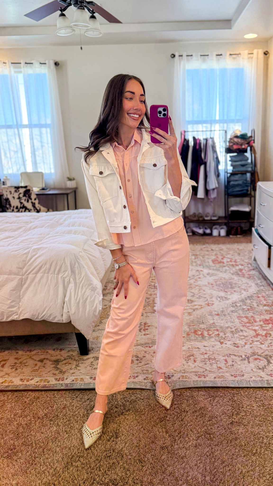 Cream denim jacket 🤍 

#LTKStyleTip #LTKSeasonal #LTKSpringSale