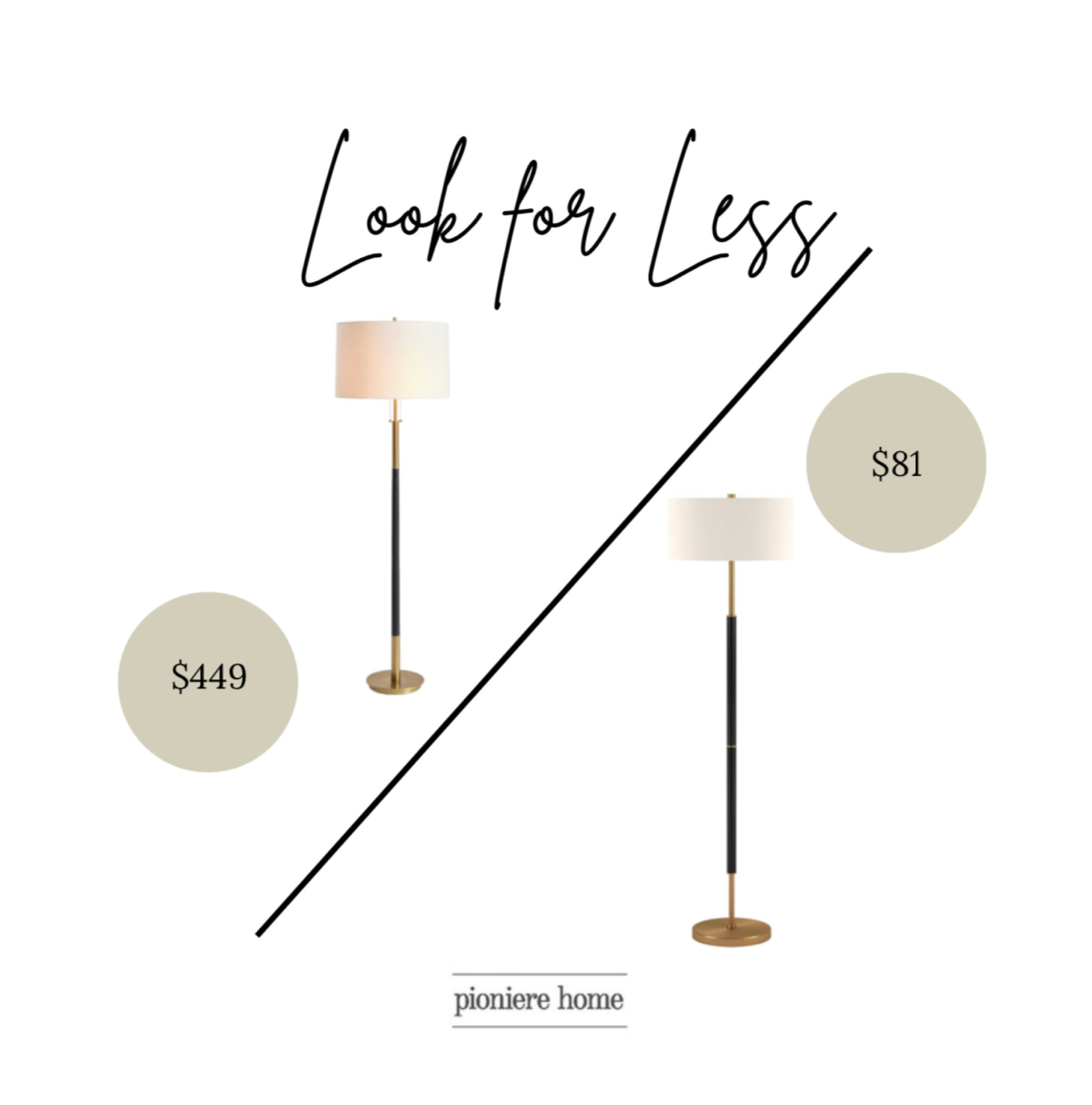 Look for less pottery barn floor lamp. Pottery barn dupe. Accent lighting. Budget finds. #furnituredupe lighting dupe

#LTKhome #LTKsalealert #LTKunder100