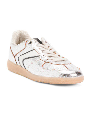 Made In Spain Leather Sneakers | TJ Maxx