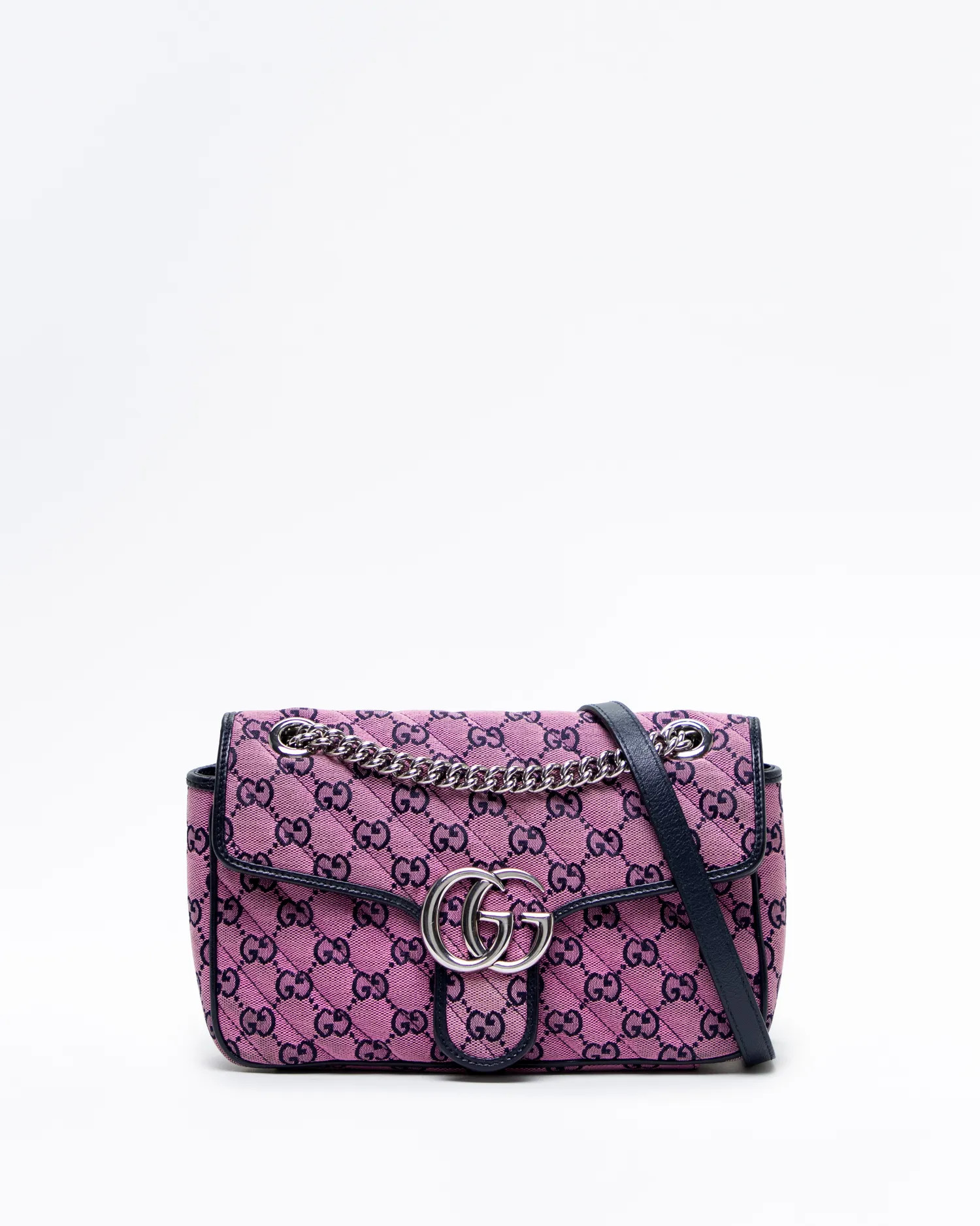 GG Marmont Canvas Medium Shoulder Bag | Vivrelle