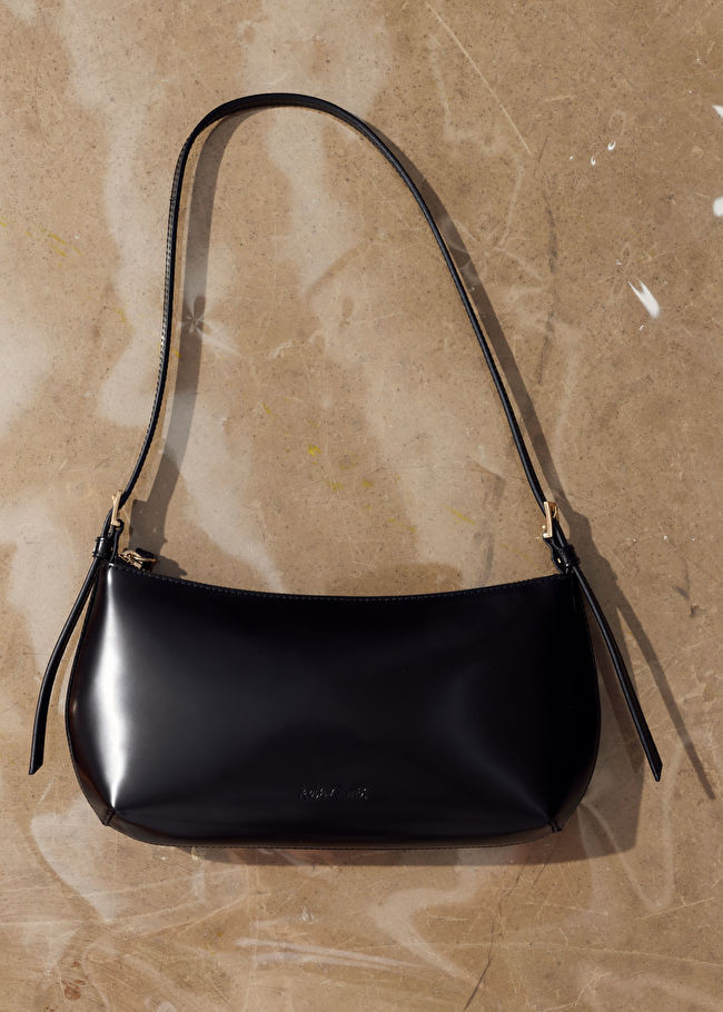 Glossed-Leather Shoulder Bag | & Other Stories (EU + UK)
