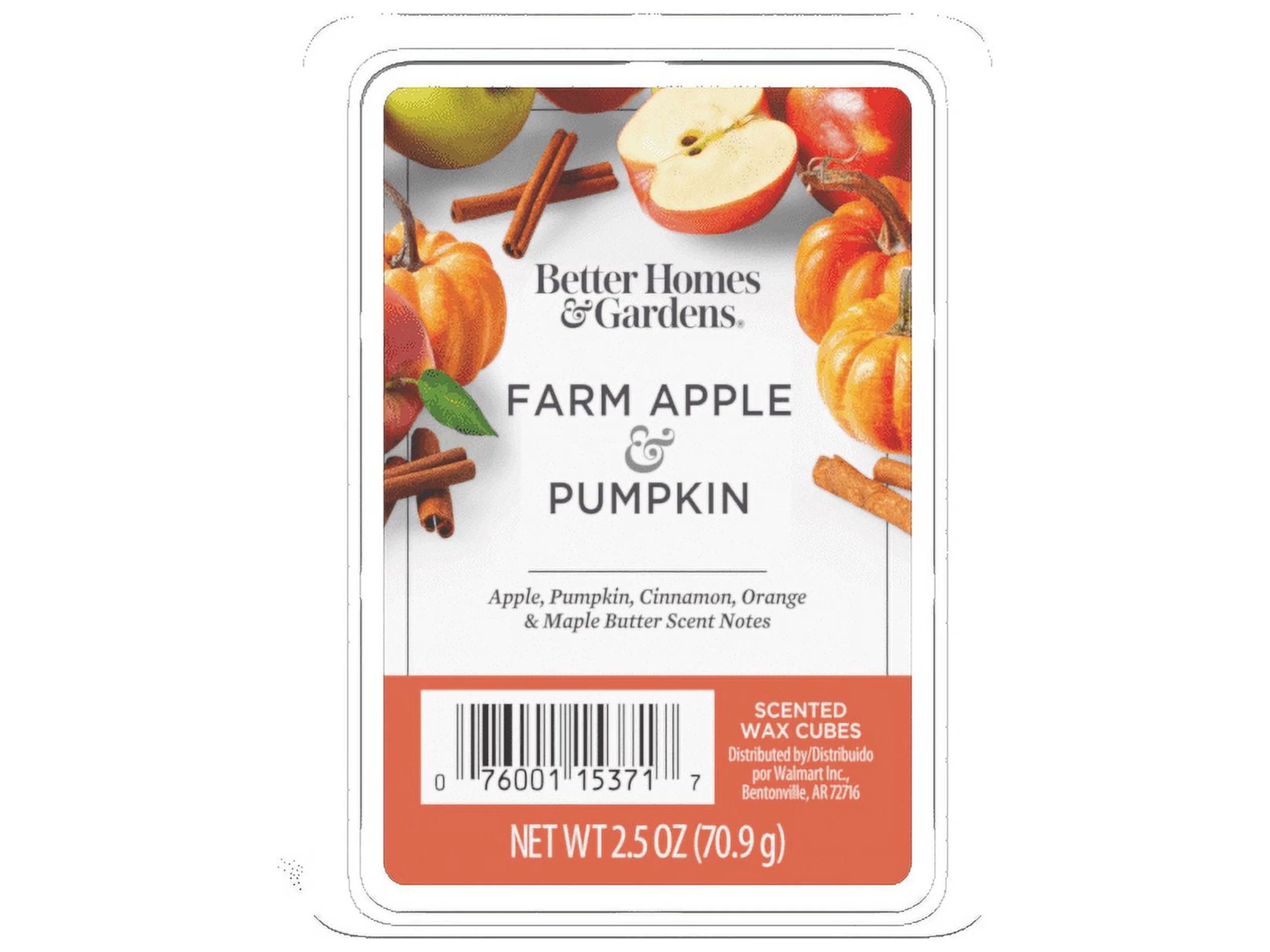 Farm Apple Pumpkin Scented Wax Melts, Better Homes & Gardens, 2.5 oz (1-Pack) - Walmart.com | Walmart (US)