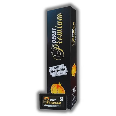 Derby Premium Blades | Highest quality hair blades made to fit different double edge safety razors | Made of Swedish Steel - (100/pk) | Target