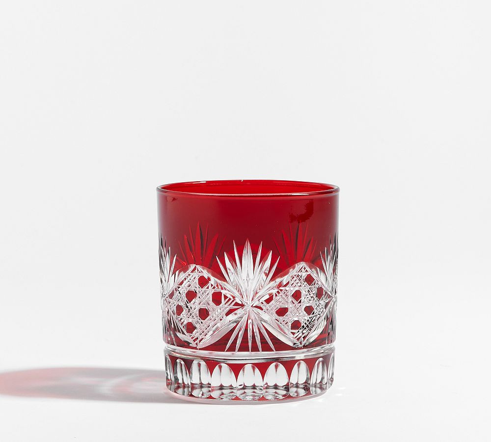 Antique Cut Double Old Fashioned Glasses - Set of 4 | Pottery Barn CA