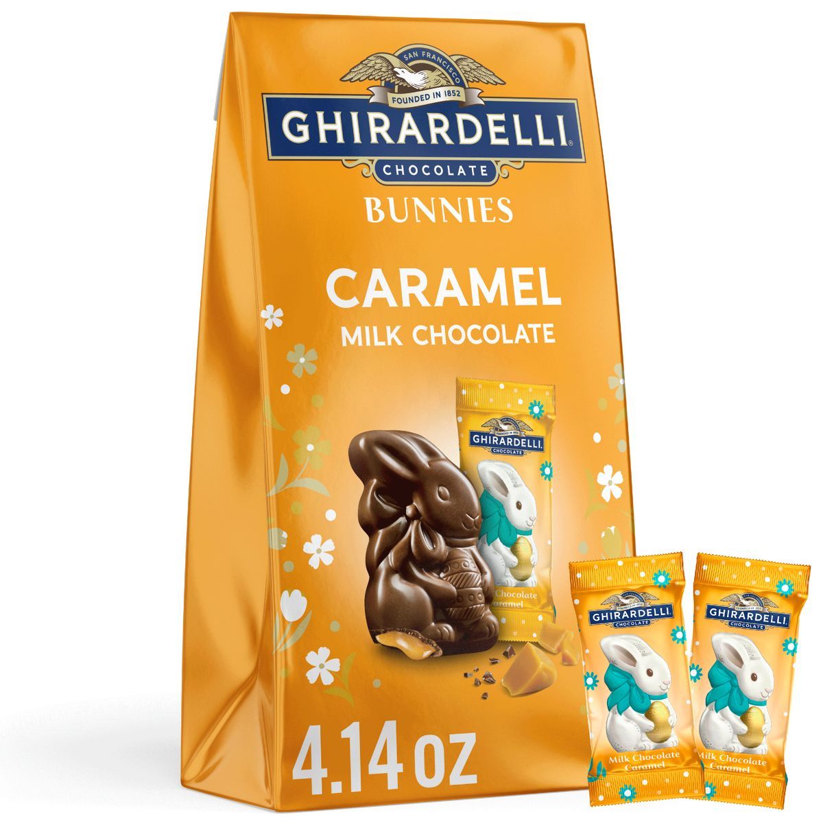 Ghirardelli Easter Milk Chocolate Caramel Bunny 4.14oz | Target