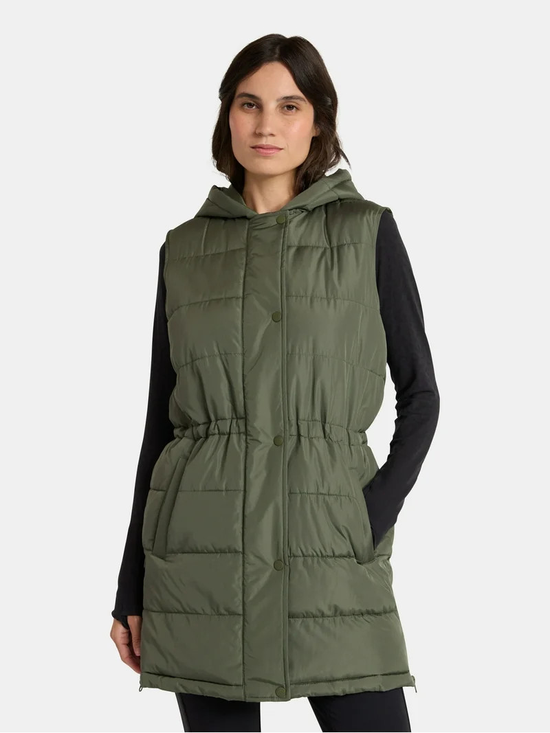 Ozark Trail Women's and Women's Plus Hooded Tunic Vest, Size XS-3X | Walmart (US)