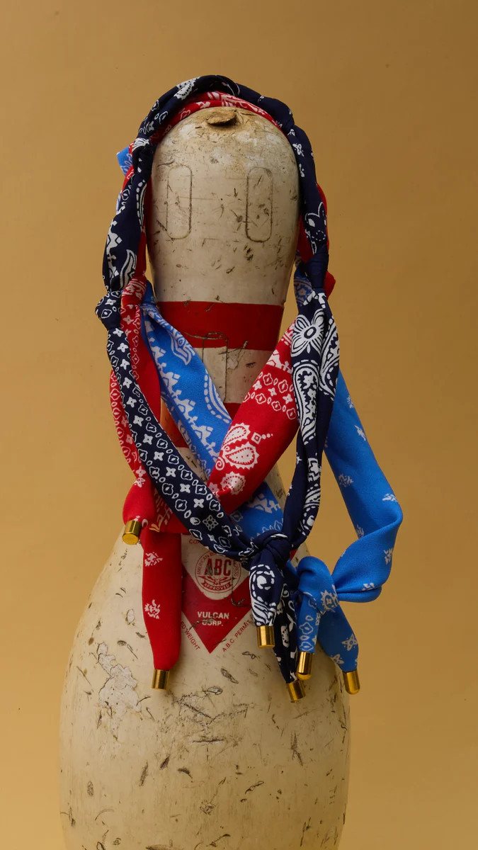 Scarf Bandana Necklace | Ascot + Hart