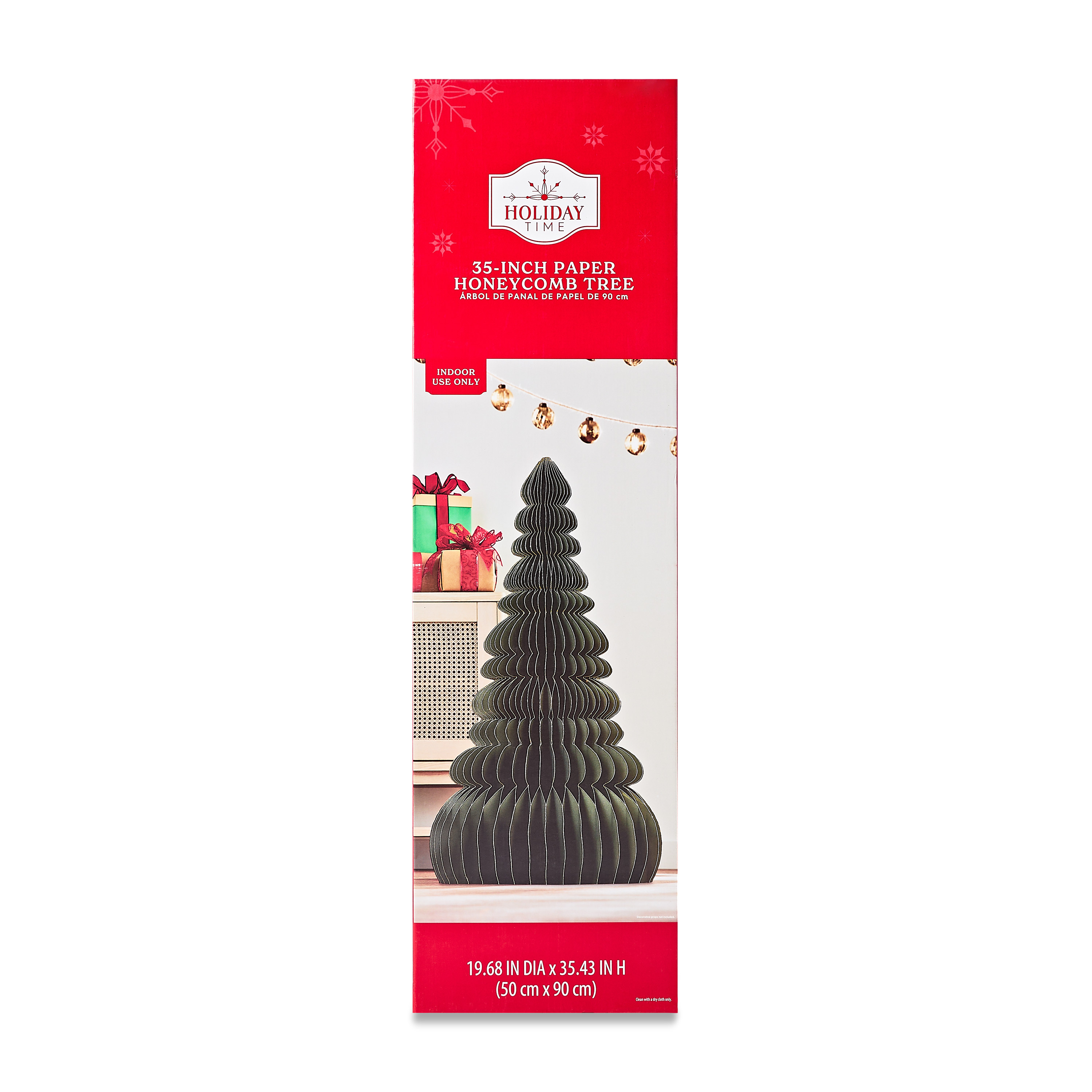 Holiday Time 35IN Tall Green Paper Christmas Tree | Walmart (US)