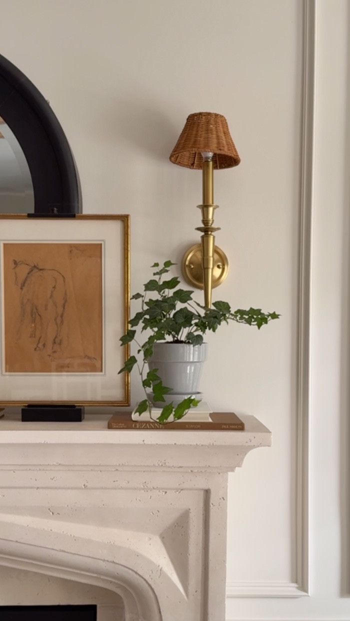 I've been spring mantel styling at home...

#LTKHome #LTKSeasonal