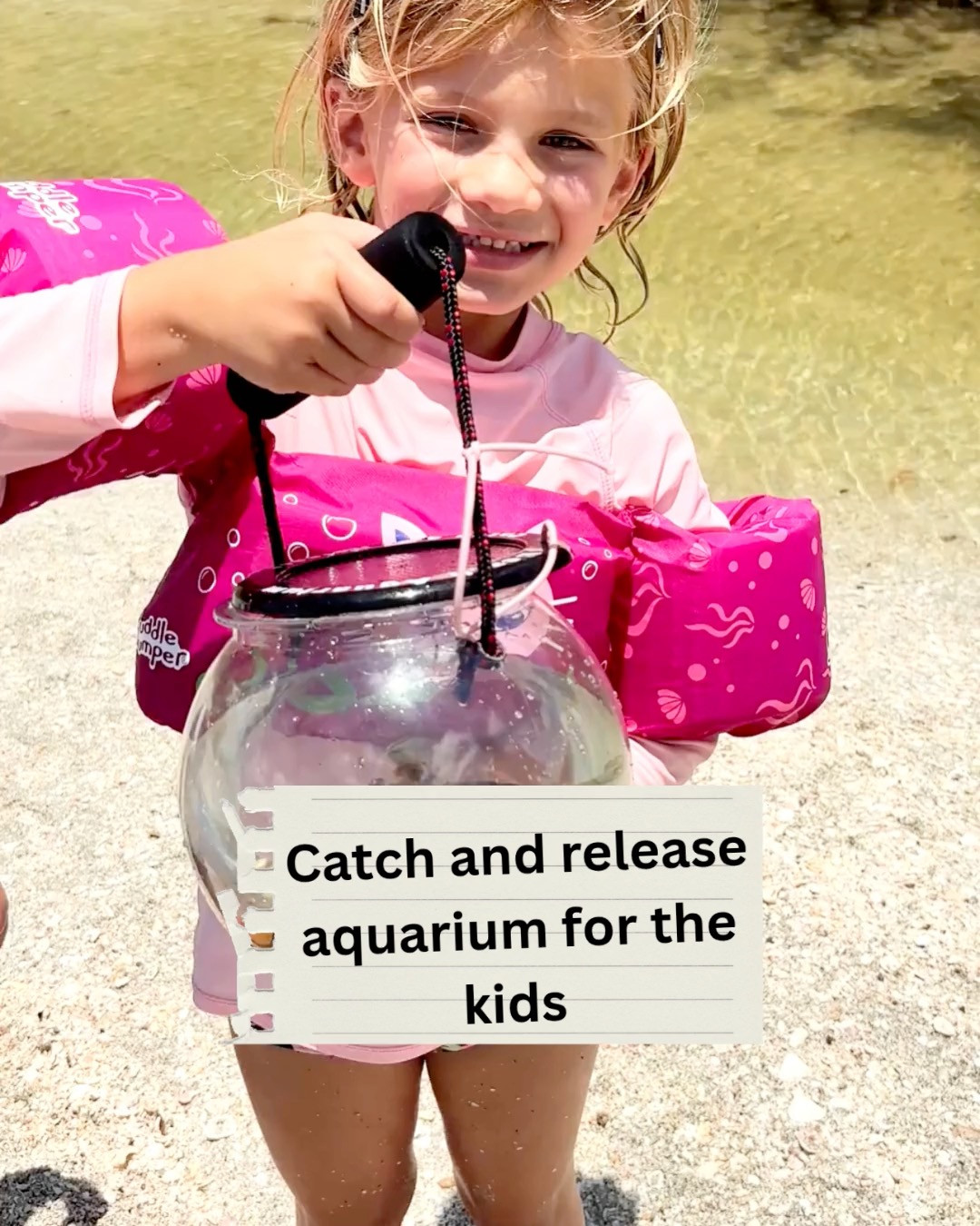 Turns beach finds into a whole little adventure 🐚🐟 

 #LTKmomlife #LTKTravel #LTKKids