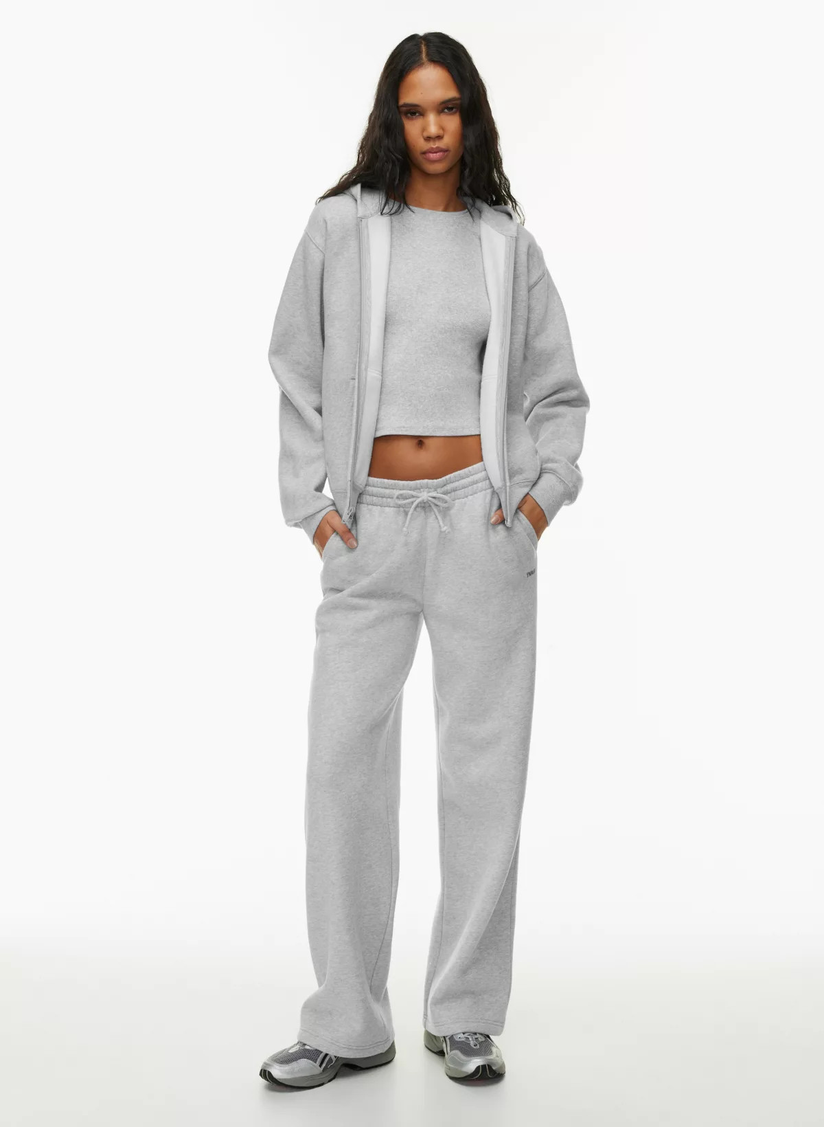 COZY FLEECE BOYFRIEND BASIC WIDE SWEATPANT | Aritzia