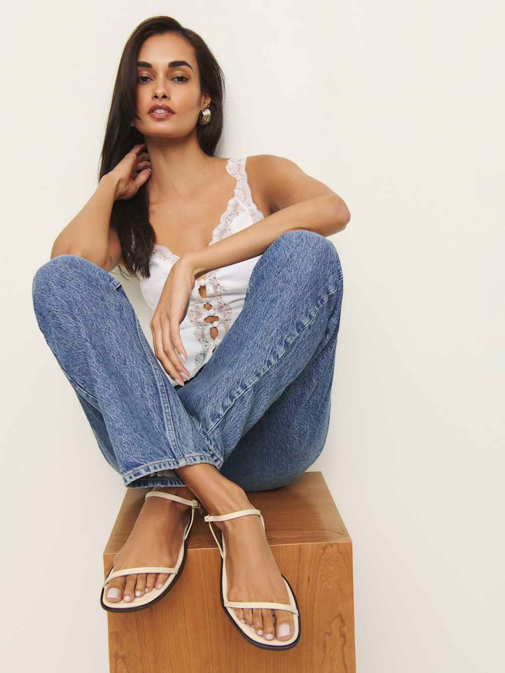 Lake Flat Sandal | Reformation (Global)