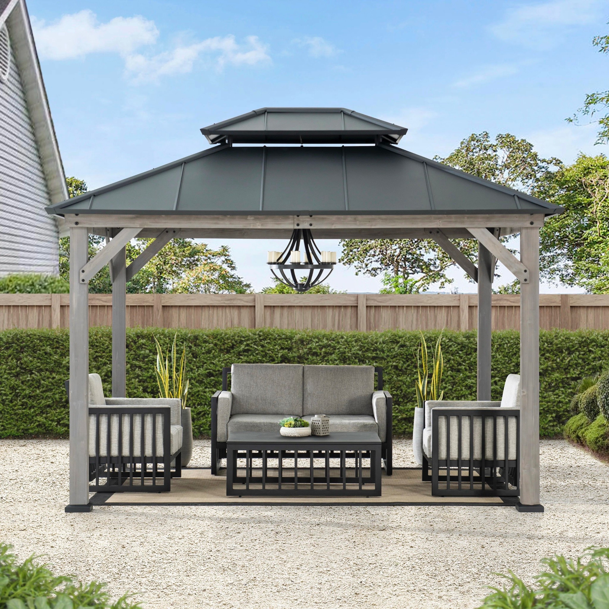 Save on this beautiful wood gazebo

#LTKSeasonal #LTKSaleAlert #LTKHome