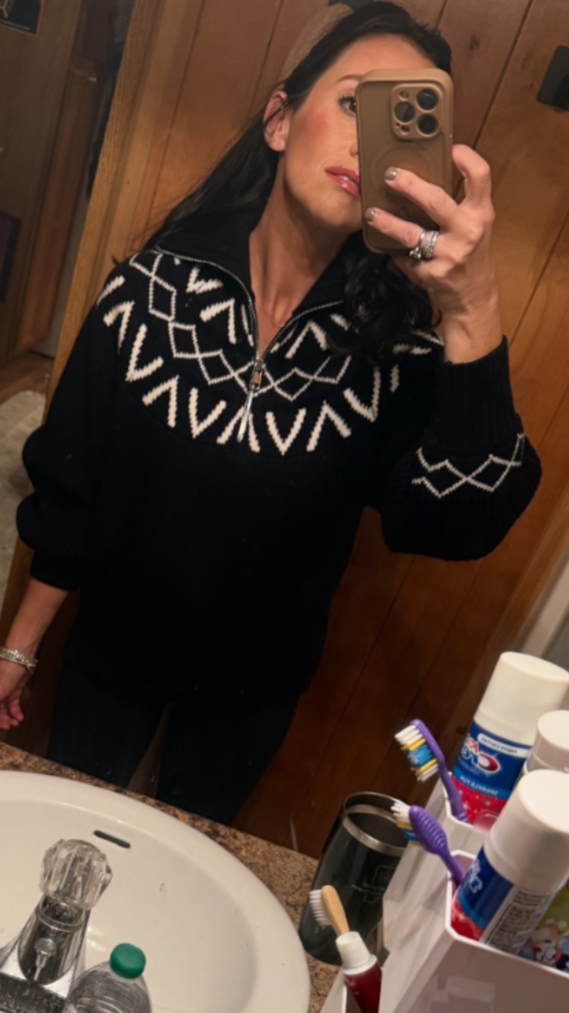 XS in this super warm varley sweater! 

#LTKdayinmylife #LTKmomlife #LTKootd