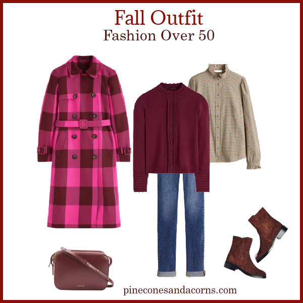 Made for Plaid? Fall Plaid trench coat that makes a statement.  

 #LTKSeasonal #LTKOver40