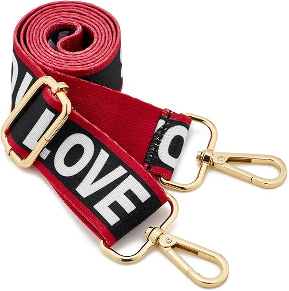 Wide Shoulder Strap Adjustable Replacement Belt Crossbody Canvas Bag Handbag | Amazon (US)