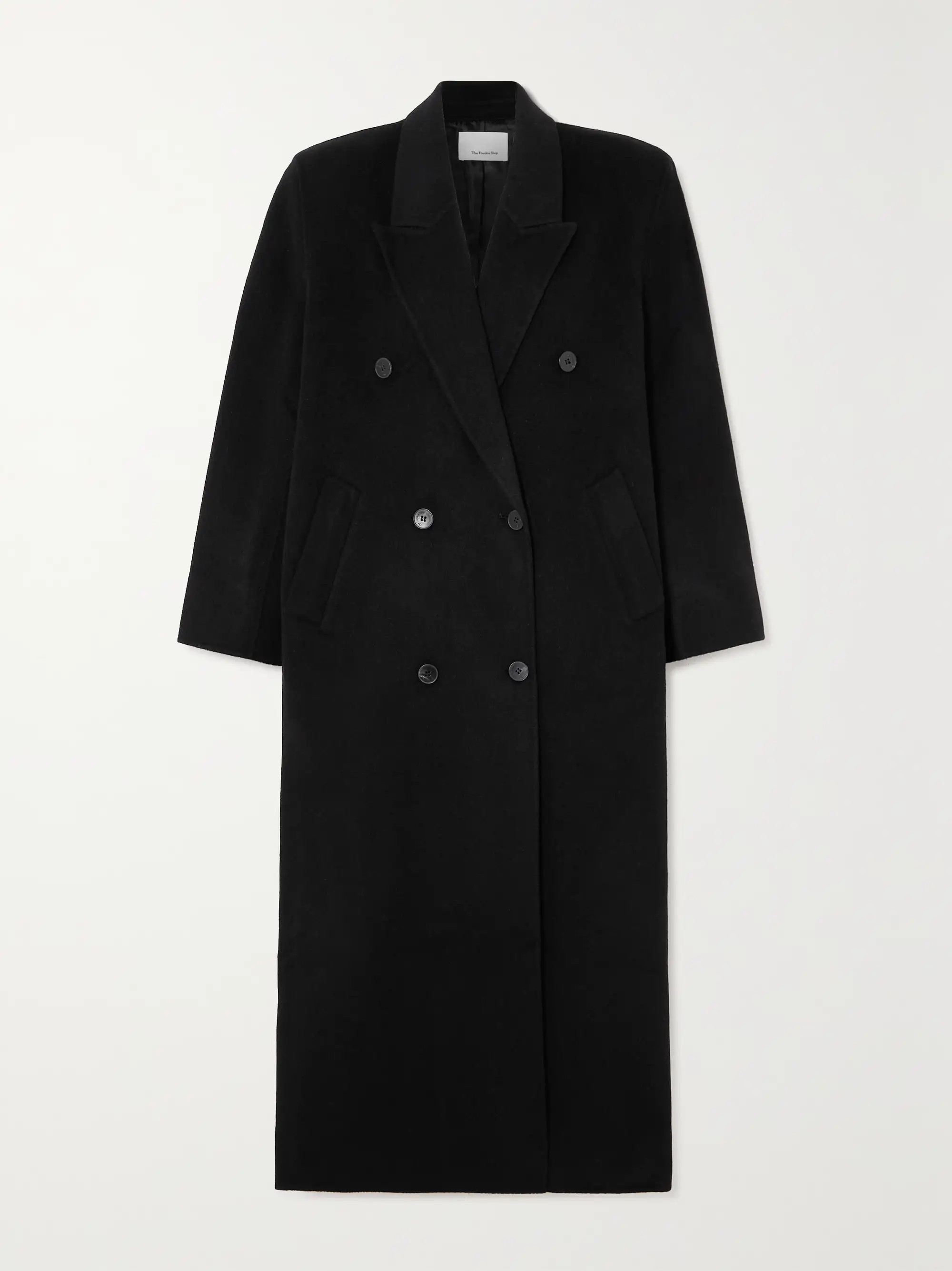 Gaia oversized double-breasted wool-blend felt coat | NET-A-PORTER (UK & EU)