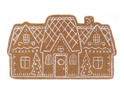 18" x 30" Christmas Gingerbread House Coir Door Mat by Place & Time | eBay US