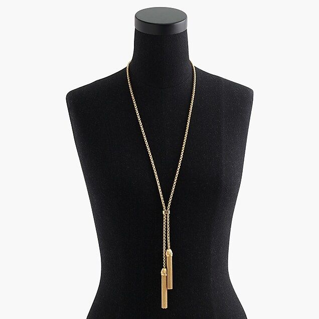 Tassel chain necklace | J.Crew US