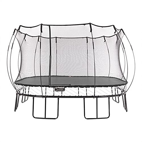 Springfree Trampoline Kids Jumbo Square Trampoline w/Safety Enclosure Net and SoftEdge Jump Bounc... | Amazon (US)