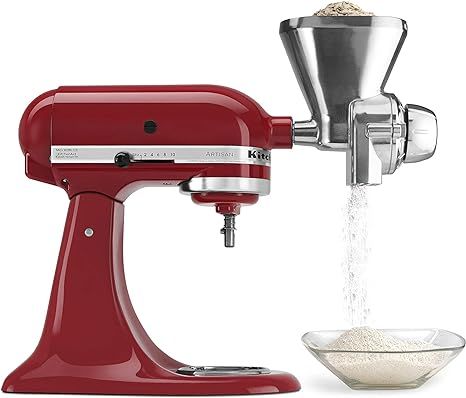 KitchenAid KGM All Metal Grain Mill Attachment, Size: 1 | Amazon (US)