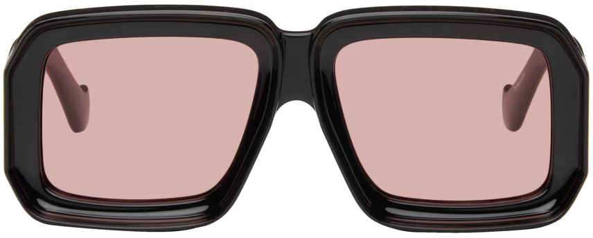 Black Paula's Ibiza Dive Sunglasses | SSENSE