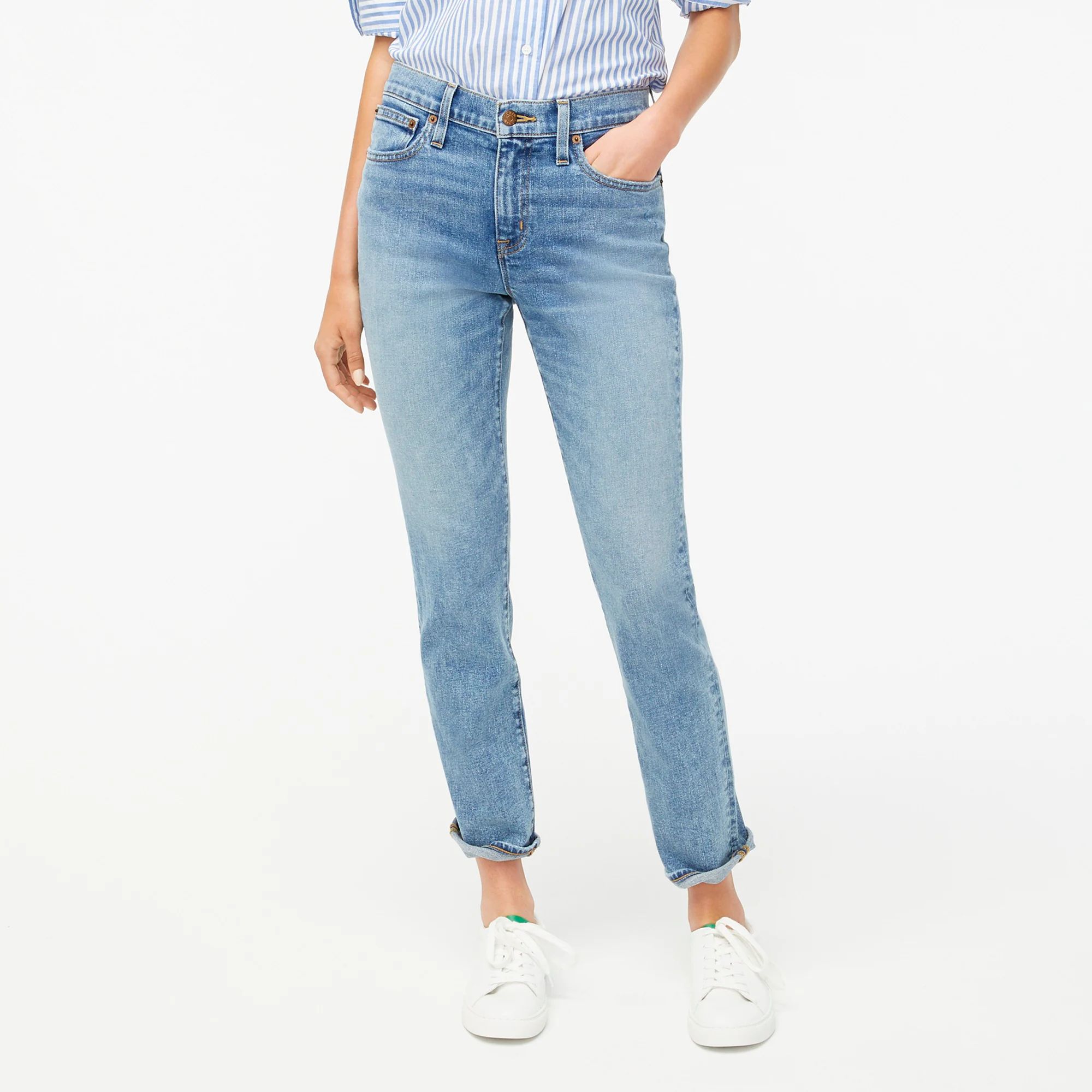 Slim boyfriend jean in all-day stretch | J.Crew Factory